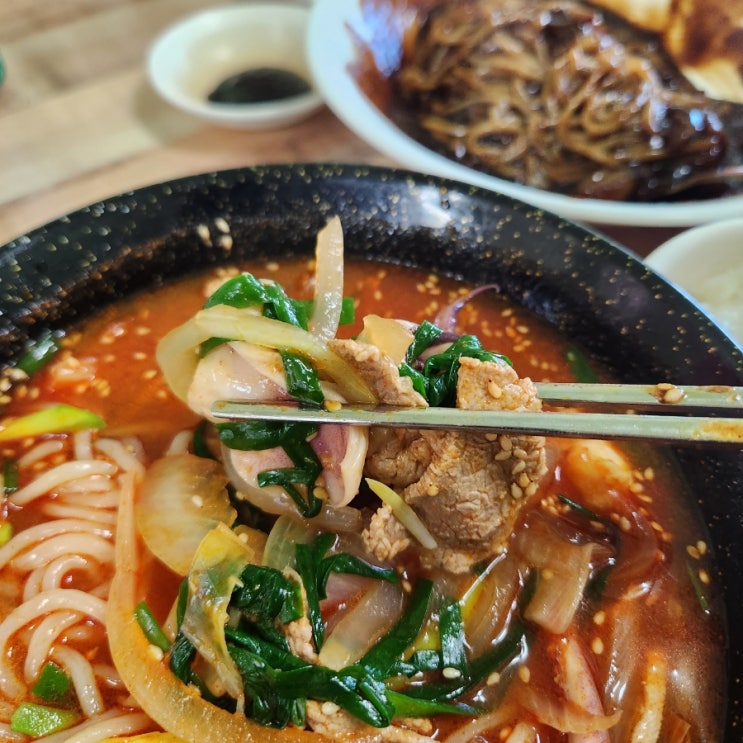  충남 공주 맛집 추천받아서 간 곳! 진흥각 짬뽕 자극적이지 않는 맛? 맛있음️