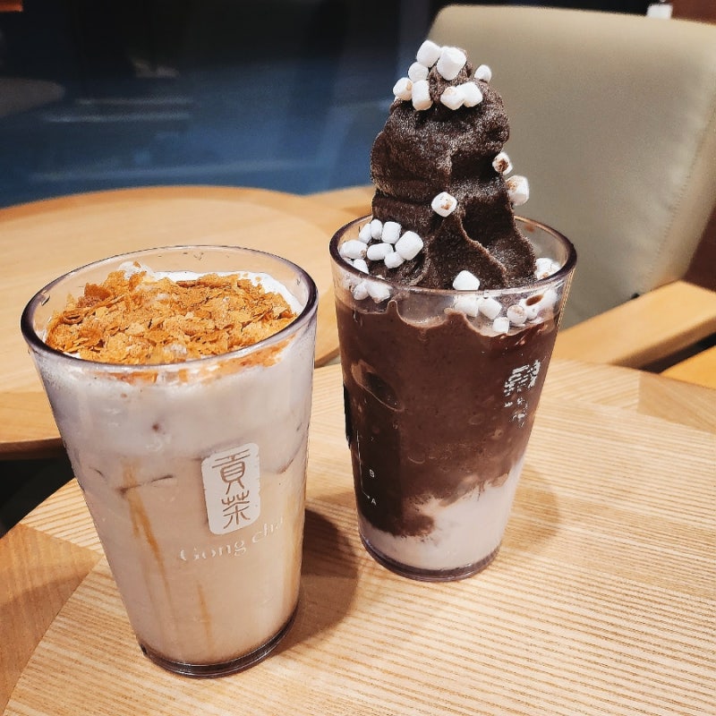 공차 더 진한 초콜릿 밀크티 마셨습니다 5