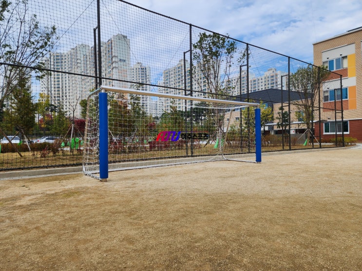  [아주스포츠] 세종 아름중학교 제2캠퍼스 스테인리스 축구골대 제작&설치