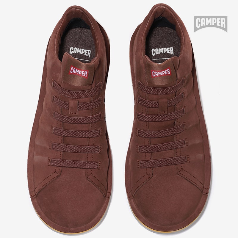 캠퍼 BEETLE 고어텍스 칼프레더 로우탑 남성 스니커즈 BW