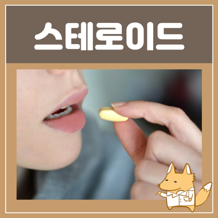  스테로이드 약 부작용 소론도정 효과 프레드니솔론