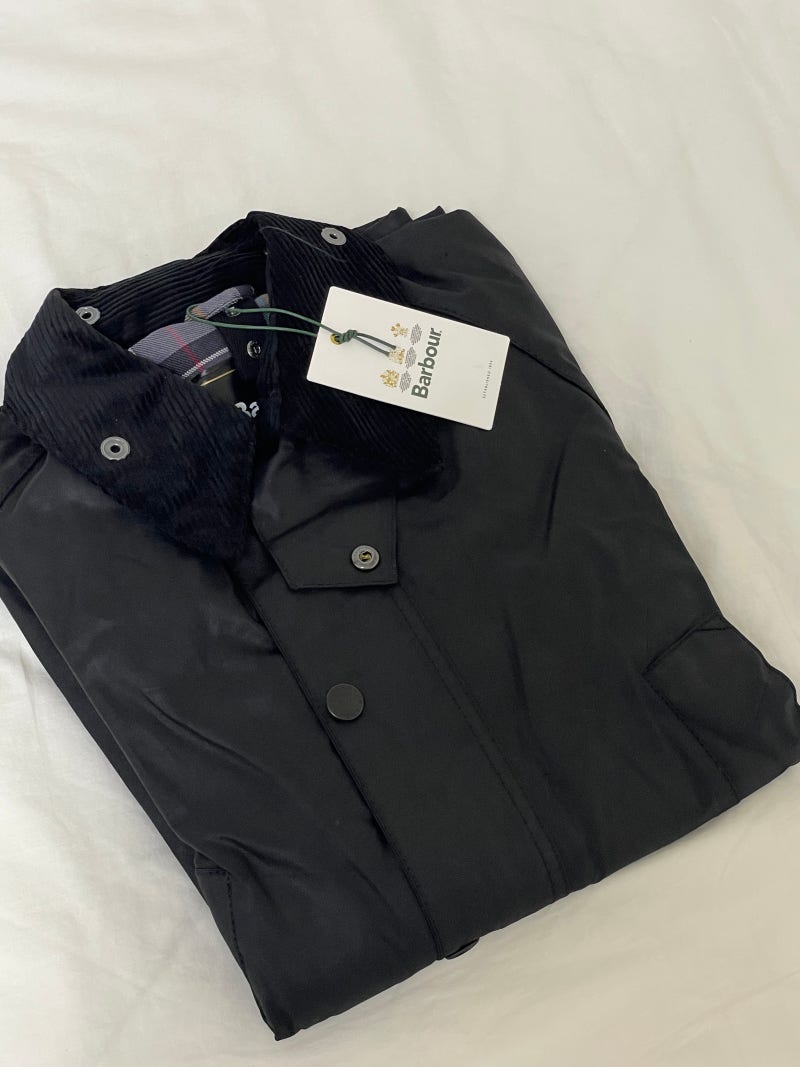Barbour 바버 비데일 블랙 여자 34 size후기 + 착샷