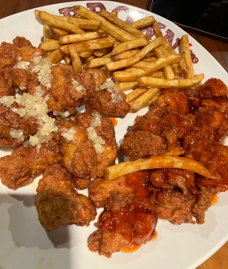  교대역 치킨 브라운치킨 교대역점 순살치킨 2차 생맥주
