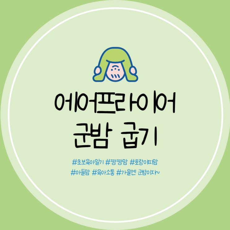  에어프라이어 군밤 만들기 임산부 간식 아기 간식 추천