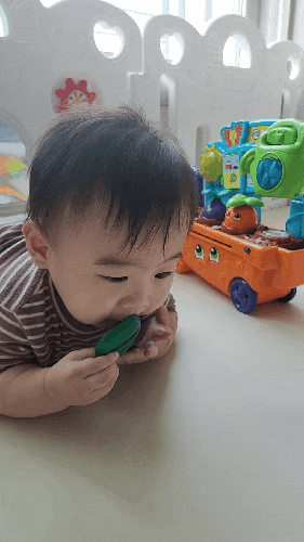 10개월 장난감, 립프로그 가드닝 카트(내 돈 내산)