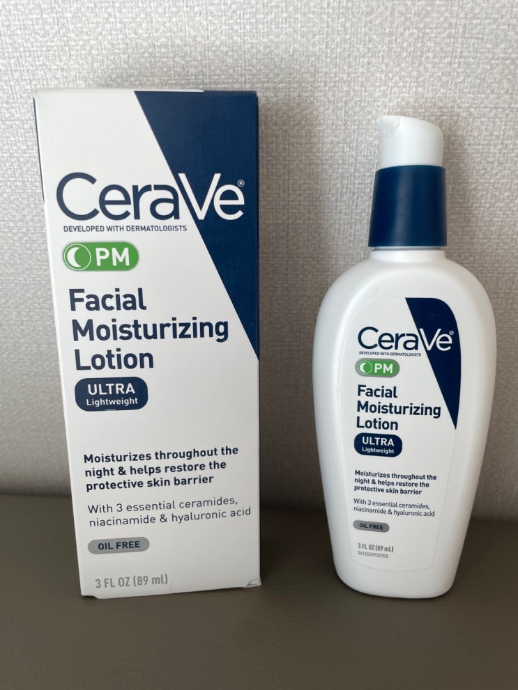  [화장품] Cerave 세라비 페이셜 모이스쳐라이징 로션 PM 사용후기