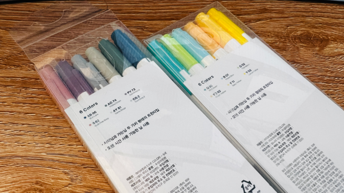  모나미 라이브 칼라 리뷰