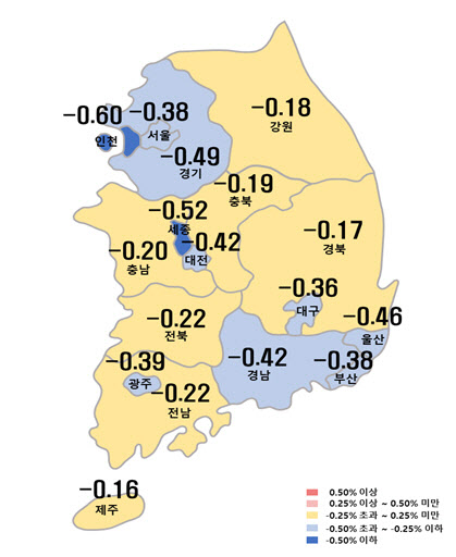 서울 아파트값 사상 최대 낙폭...헬리오시티 7억 '뚝' 서울 아파트값 사상 최대 낙폭...헬리오시티 7억 '뚝'