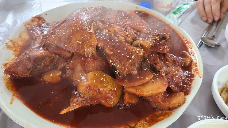  [속초 가족여행#2] 생선찜 맛집 고성 녹원식당 & 한적한 교암리해수욕장 추천
