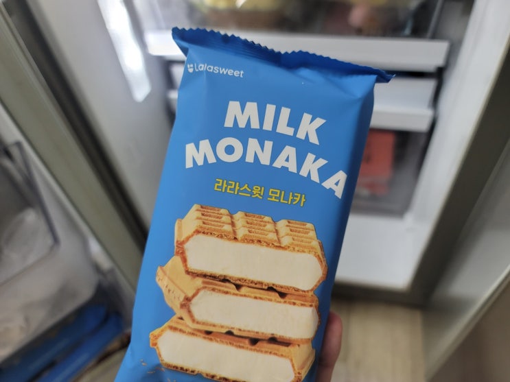  라라스윗 저칼로리 아이스크림 모나카 밀크 리뷰