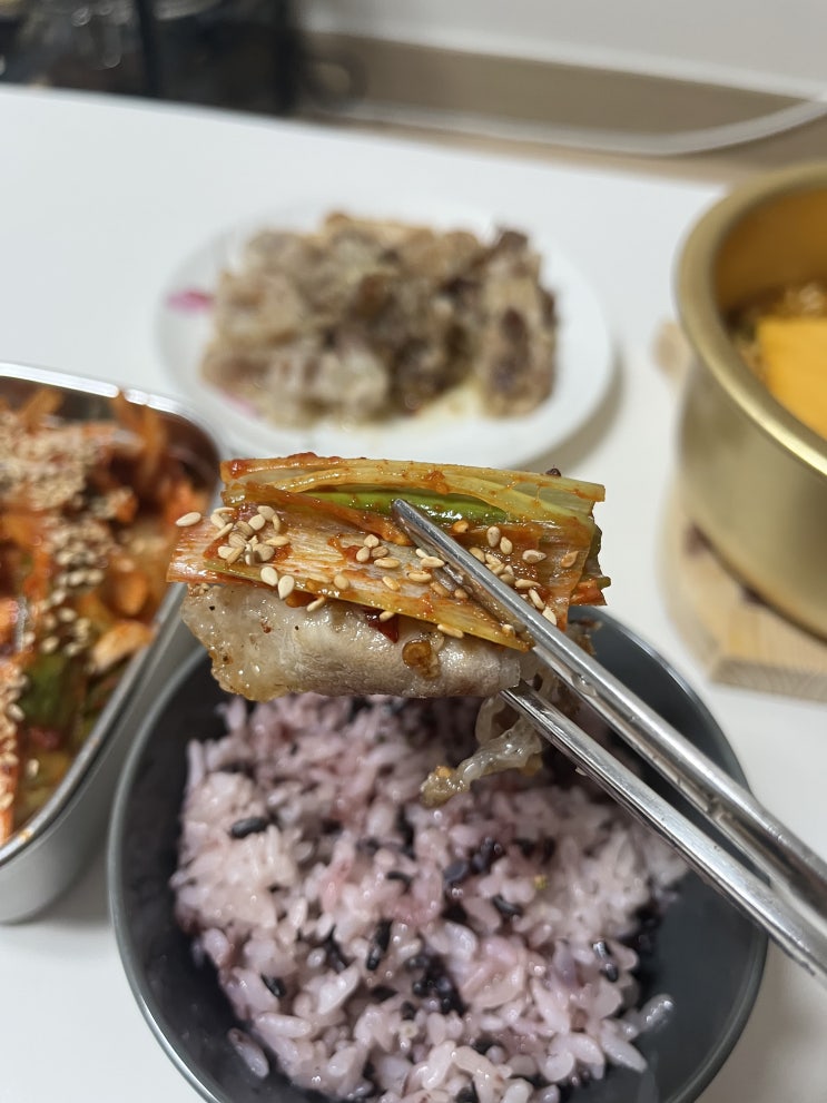  완전 쉬운 '대파김치' 만드는 방법!! 고기와 잘 어울려요 乃