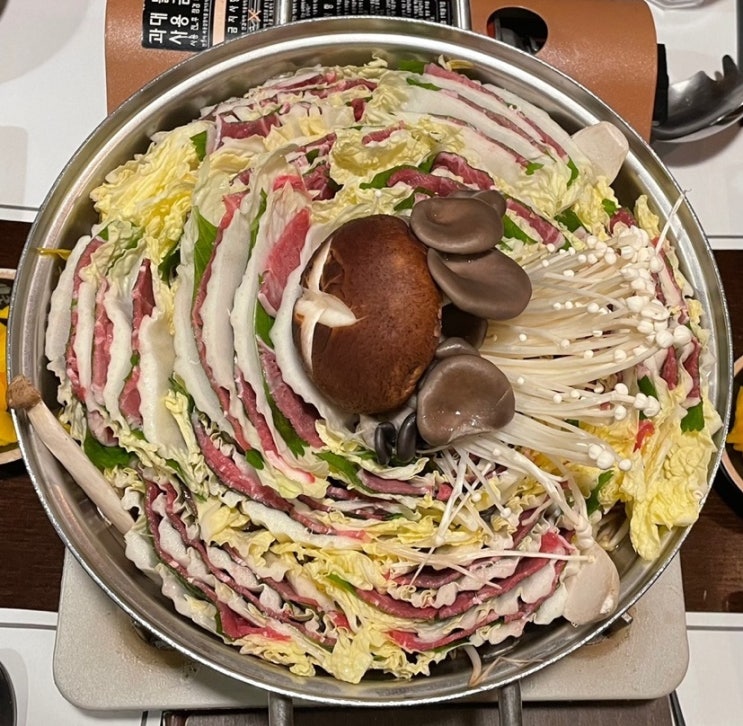  [교대 맛집 그림나베] 교대역 근처 3분 거리 아늑한 분위기의 밀푀유나베, 샤브샤브, 스키야키 제대로 맛볼 수 있는 집