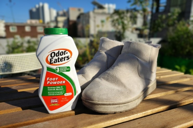 [오더이터] 올리브영 풋 파우더로 뽀송뽀송한 신발 만들기