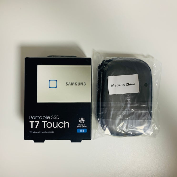  삼성전자 삼성 외장 SSD T7 터치, 내돈내산 외장드라이브 추천
