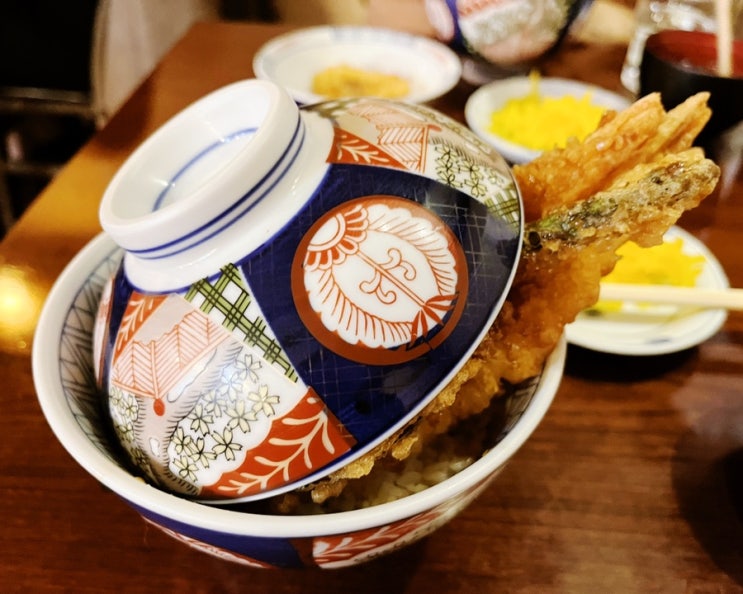  서울 3대 텐동 맛집 샤로수길 텐동요츠야 에비죠텐동 엄지척!