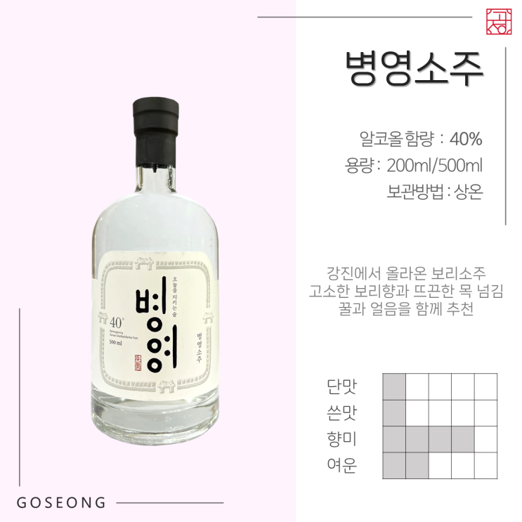  [증류식소주] 병영소주