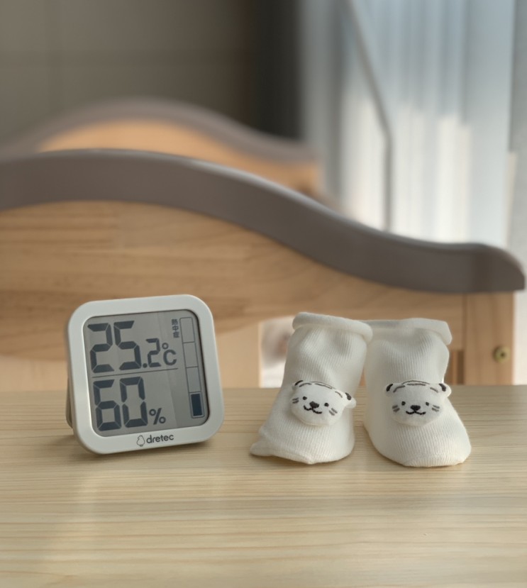 [아기용품] 드레텍 디지털 온습도계 O-402 (신생아 온습도계/ 출산준비용품)