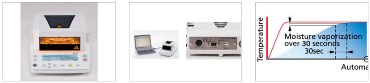  Shimadzu Moisture Balance / MOC63u 수분측정기 / 곡물 슬러지 수분 검사 / Moisture Analyzer / 수분 분석기