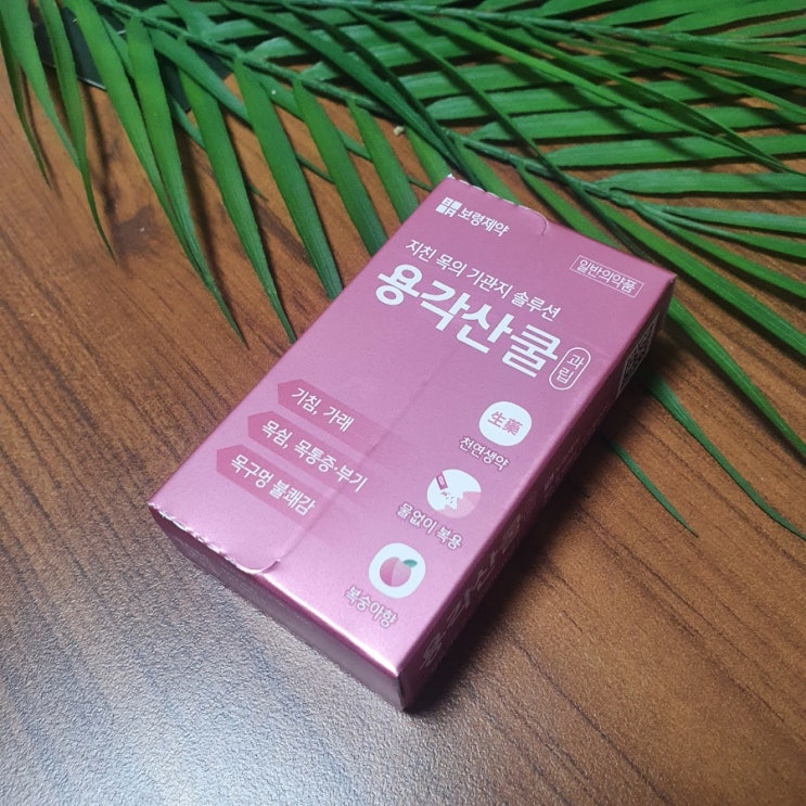  진해거담제 용각산 쿨 천연생약 VS 원조 용각산