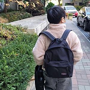 이스트백 미니백팩 오르빗블랙 (초등학생 저학년 소풍가방) 구매후기