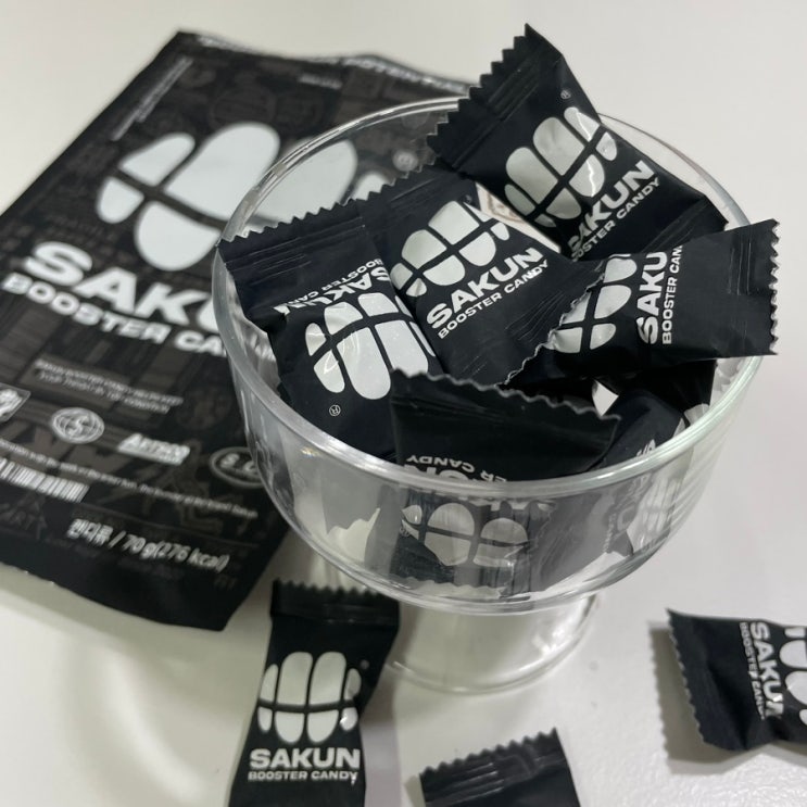  [사쿤부스터캔디] 차로 마실수있는 목캔디 졸음캔디 프로폴리스캔디