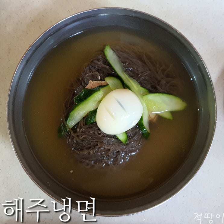  신천 해주냉면에 가면 대부분 비빔냉면을 시키지만 저는 물냉면으로 시켜봤습니다 - 서울 송파구 잠실동 잠실새내역 맛집 해주냉면