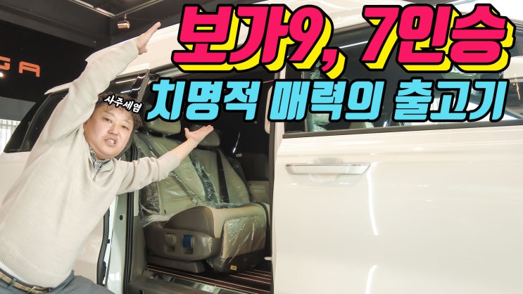  카니발 하이리무진 보가9 스탠다드 7인승 치명적 매력의 출고기!!