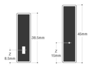  UV Cells & Cuvettes : Z Height Dimension (Z 높이) / UV 분광광도계 셀 & 큐벳