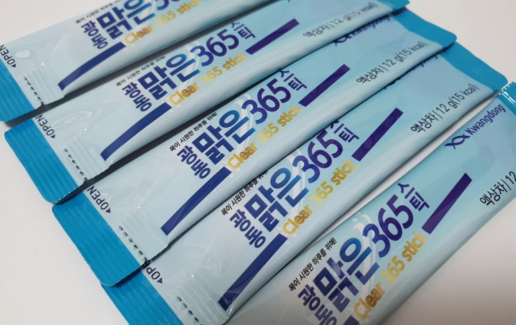  목이부었을때 광동 맑은365스틱으로 목답답함을 해소해요