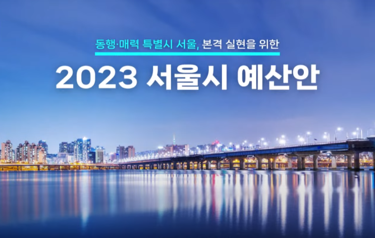 2023년 <b>서울시 예산안</b>
