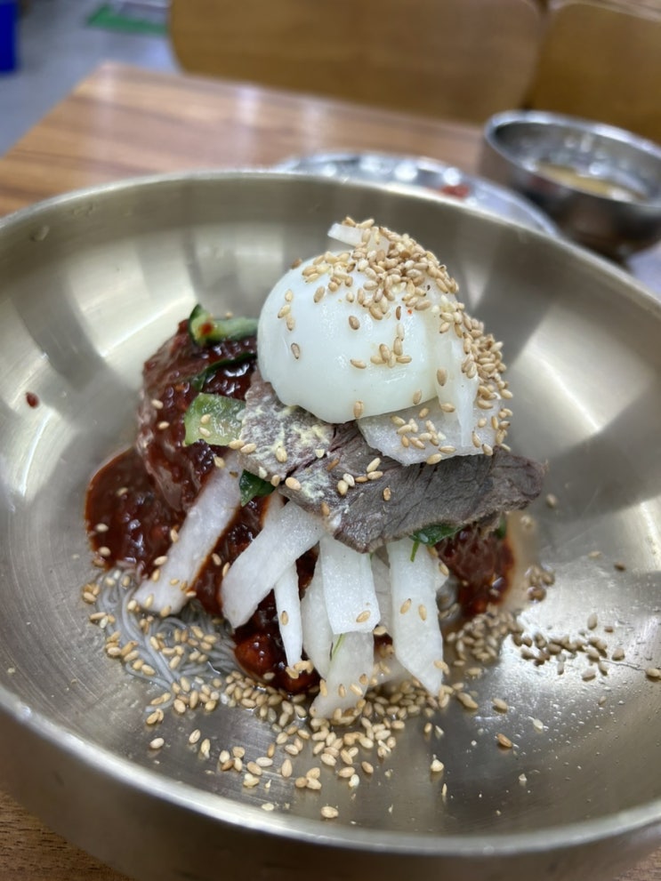  경동함흥냉면 청량리시장 회냉면 맛집 since1995