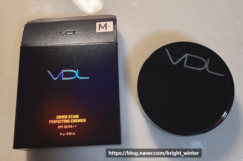 VDL 커버 스테인 퍼펙팅 쿠션 M01