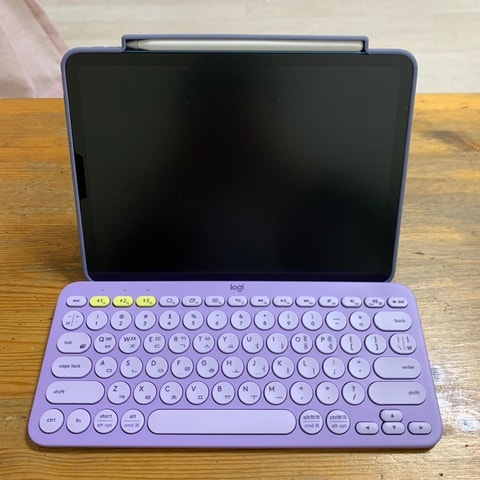  로지텍 k380 블루투스 키보드 아이패드 아이폰 연결 전원 위치