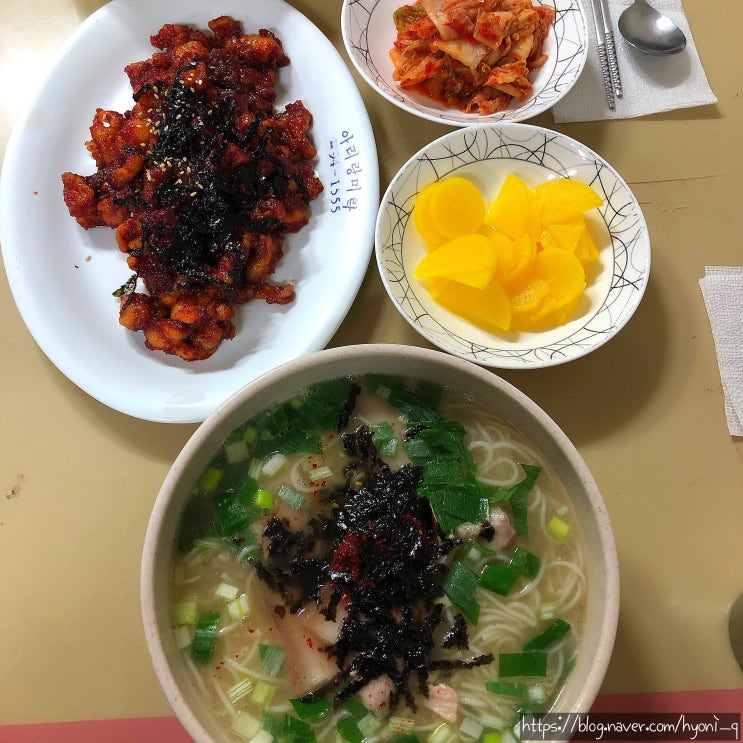 제주도 서귀포 노포 현지인 고기국수 찐맛집 잔치집국수