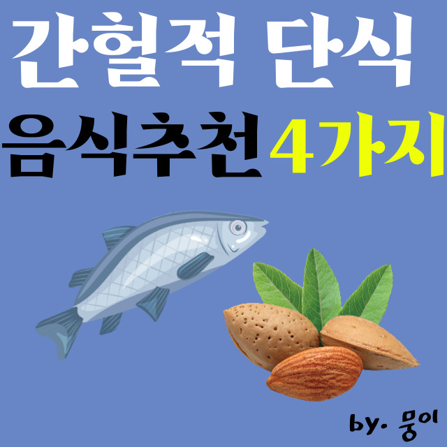  간헐적 단식에 좋은 음식 4가지