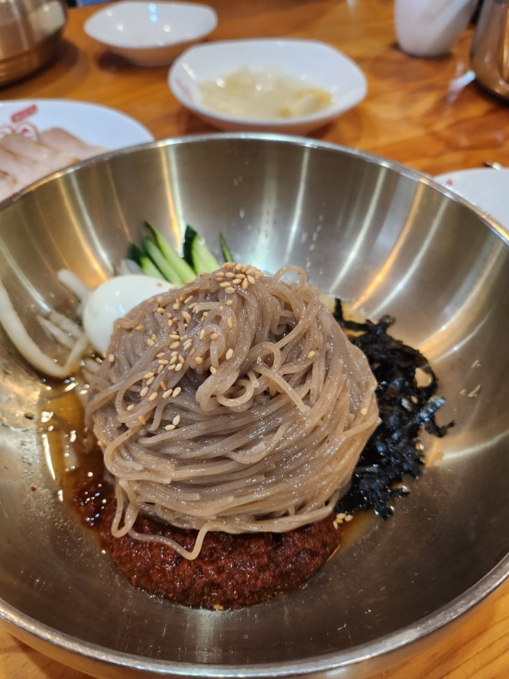  맛집 천서리막국수 이천 서빙로봇 푸두봇 pudubot 체험