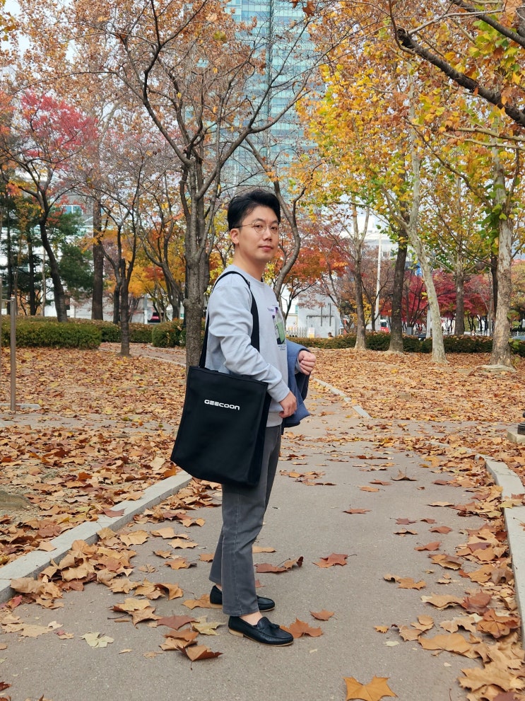  편리하고 활용성 높은 에코백 - 지쿤 리사이클 해리 에코백