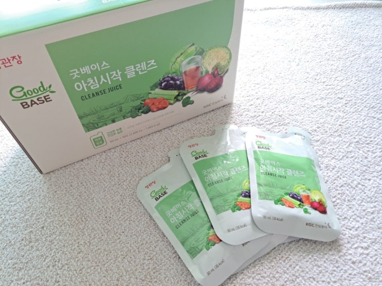  내돈내산/ 정관장 굿베이스 아침시작 클렌즈 후기