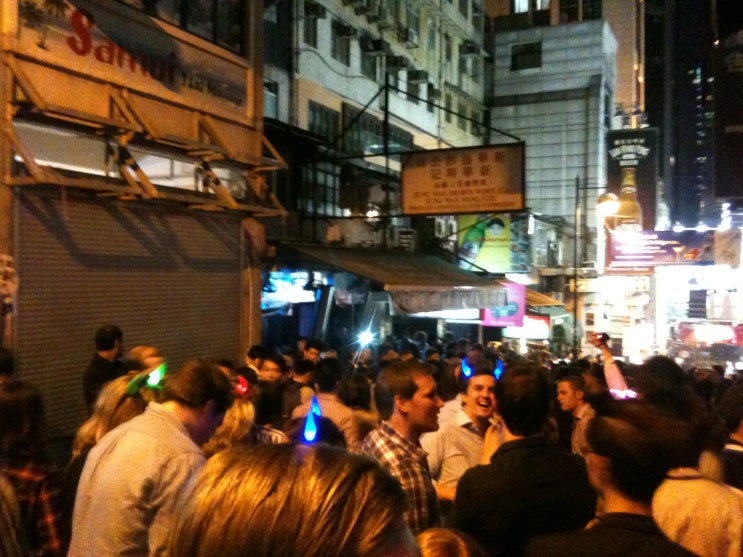  [홍콩] 란콰이펑 Lan Kwai Fong 밤 야경 즐기기