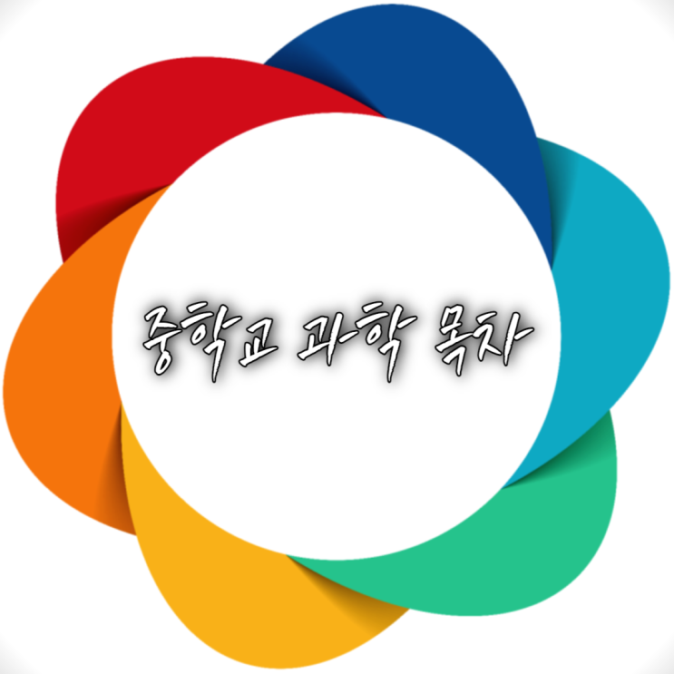  중학교 과학교과서 차례
