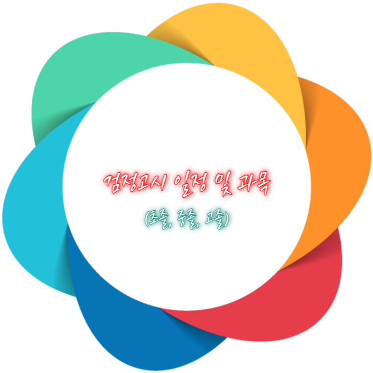  검정고시 - 중졸, 고졸 검정고시 일정 및 자격(자퇴/정원외관리)