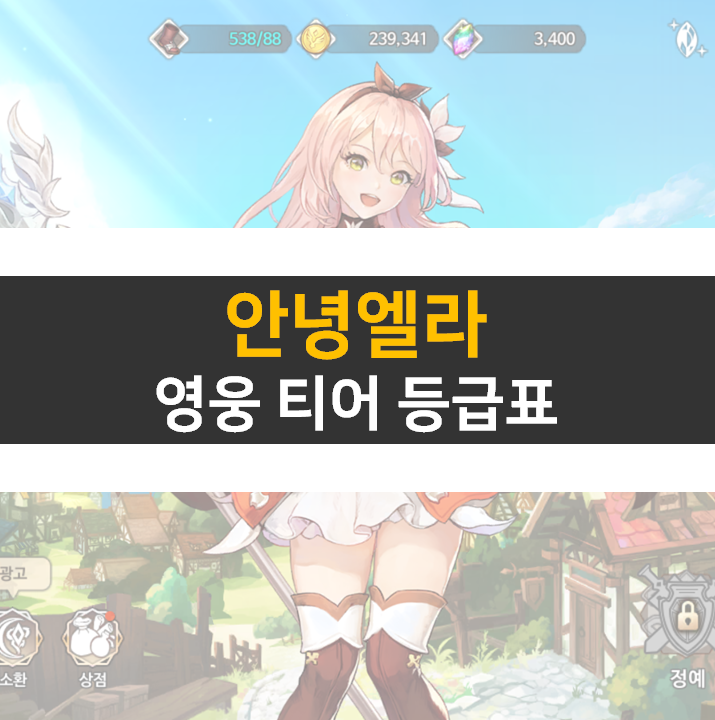 안녕엘라 등급표 티어 그런데 카페 쿠폰은? 안녕엘라 등급표 티어 그런데 카페 쿠폰은?