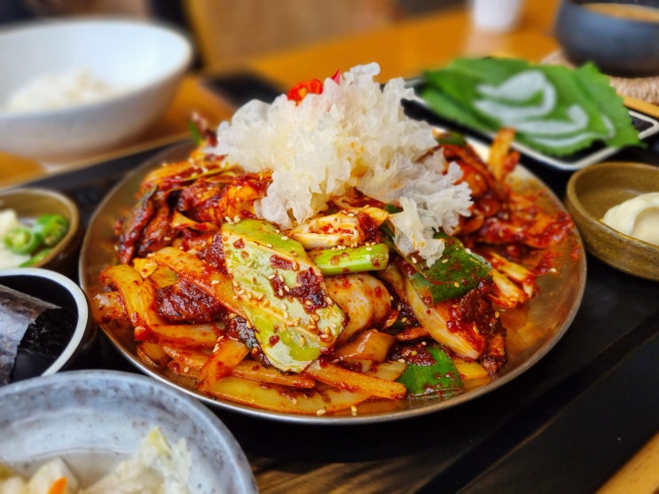  동부산 맛집 / 부산 송정 낙불집 / 바다를 품은 낙지 한상