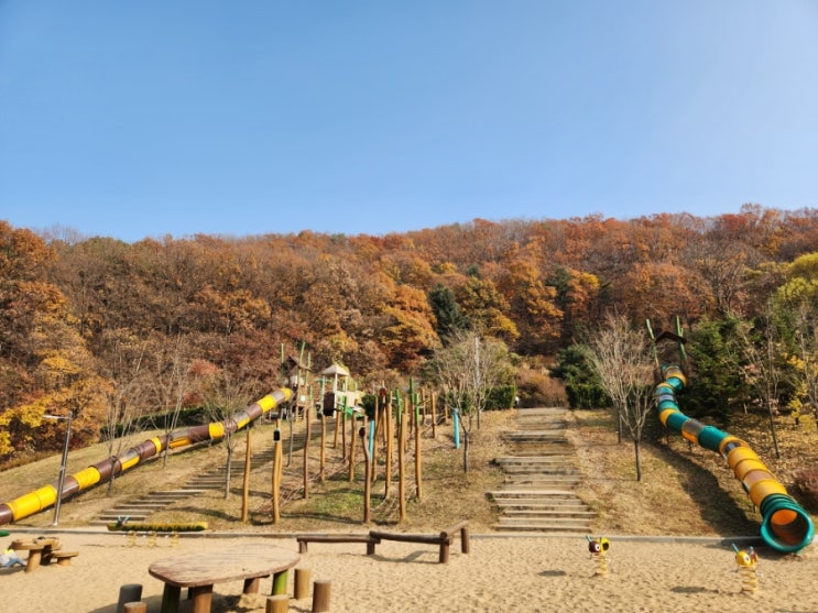  초막골 생태공원, 아이가 좋아하는 군포 최대규모 숲 놀이터