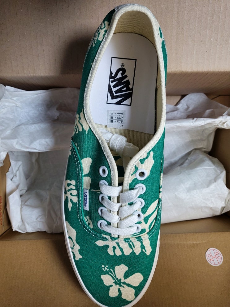  VANS 반스 <어센틱 44 DX 페퍼그린> 리뷰 + 사이즈