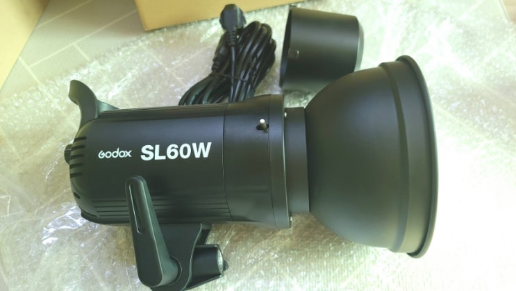 Godox SL60W 조명 언박싱 유튜브 준비