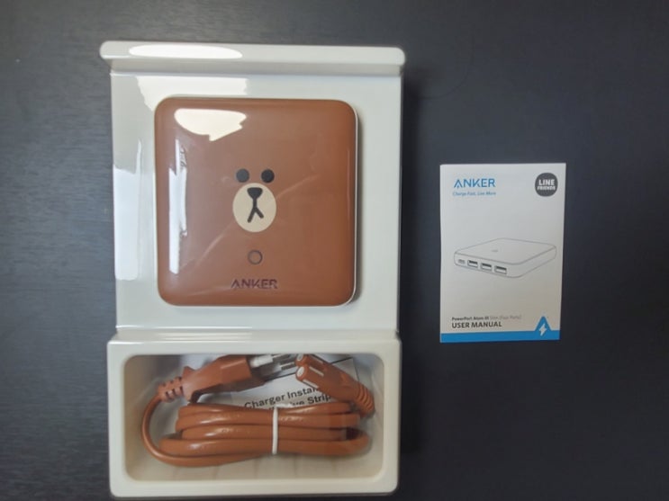  ANKER 앤커 < 파워포트 아톰3 슬림 65W 4포트 고속 멀티충전기 > 브라운 에디션 리뷰