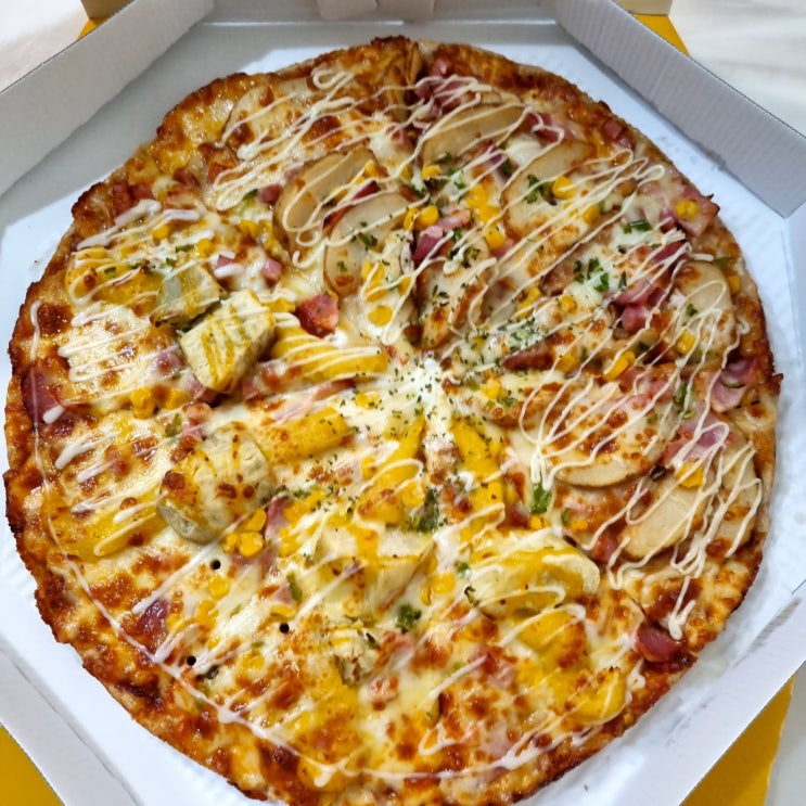  학암동 맛집 붐피자 위례점 프리미엄 반반 후기