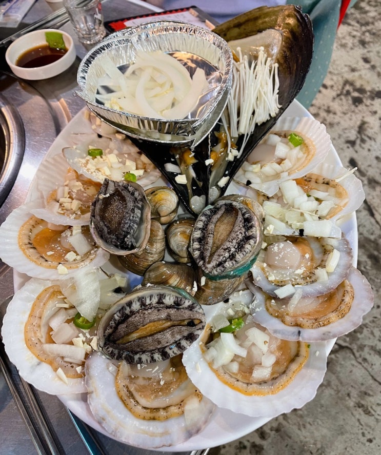  부산 해운대 청사포 조개구이 맛집 수민이네