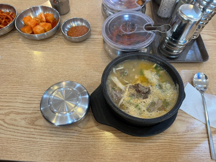  구리 강찬구찹쌀진순대 본점에서 순대국 한그릇 뚝딱!